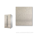 Refrigerator panel side panel color-coated steel brushed